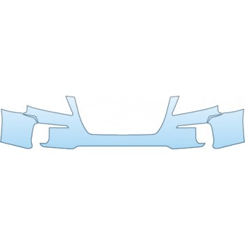 PAINT PROTECTION KIT - 2016 GMC TERRAIN SL  UPPER BUMPER - PRECUT PPF CLEAR BRA WRAP