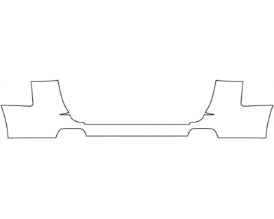 2014 GMC TERRAIN SLE  Full Rear Bumper(sle)