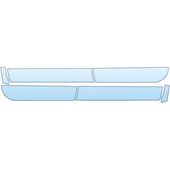 PAINT PROTECTION KIT - 2015 GMC SIERRA 1500 SLT DOORS (CREW CAB) - PRECUT PPF CLEAR BRA WRAP