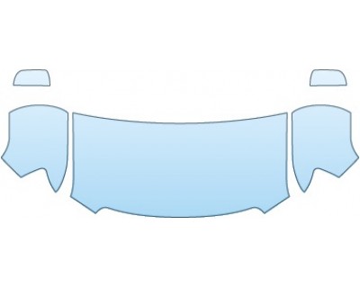 PAINT PROTECTION KIT - 2020 GMC CANYON SLT  HOOD FENDERS MIRRORS (30 INCH) - PRECUT PPF CLEAR BRA WRAP