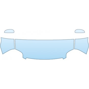 PAINT PROTECTION KIT - 2014 GMC YUKON HYBRID  HOOD FENDER MIRROR - PRECUT PPF CLEAR BRA WRAP