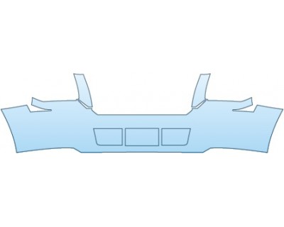 PAINT PROTECTION KIT - 2014 GMC YUKON HYBRID  BUMPER - PRECUT PPF CLEAR BRA WRAP