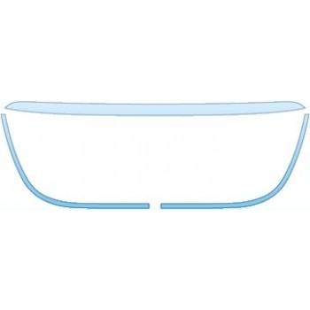 PAINT PROTECTION KIT - 2014 GMC YUKON XL  GRILLE - PRECUT PPF CLEAR BRA WRAP
