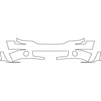2014 GMC YUKON BASE  Bumper With Plate Cut Out