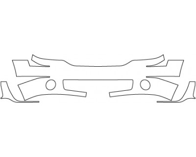 2014 GMC YUKON XL  Bumper With Plate Cut Out