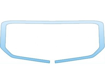 PAINT PROTECTION KIT - 2017 GMC YUKON SLE  GRILLE SURROUND - PRECUT PPF CLEAR BRA WRAP