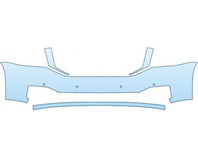 PAINT PROTECTION KIT - 2017 GMC YUKON SLE  BUMPER - PRECUT PPF CLEAR BRA WRAP