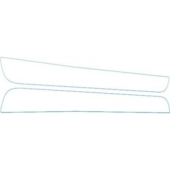 PAINT PROTECTION KIT - 2013 HONDA CIVIC COUPE LX DOORS KIT - PRECUT PPF CLEAR BRA WRAP