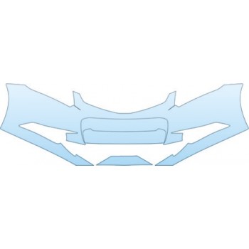 PAINT PROTECTION KIT - 2013 HONDA CIVIC COUPE SI BUMPER(30 INCH SI) KIT - PRECUT PPF CLEAR BRA WRAP