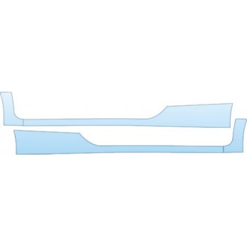 PAINT PROTECTION KIT - 2013 HONDA ACCORD COUPE EX-L ROCKERS KIT - PRECUT PPF CLEAR BRA WRAP