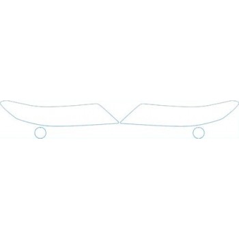 PAINT PROTECTION KIT - 2013 HONDA ACCORD COUPE EX-L HEADLIGHTS FOG LIGHTS KIT - PRECUT PPF CLEAR BRA WRAP