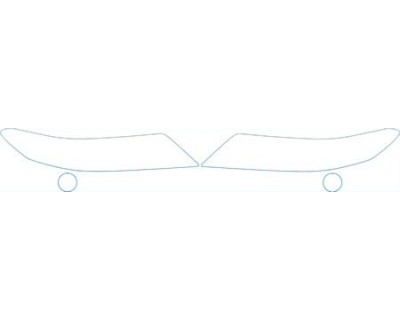 PAINT PROTECTION KIT - 2013 HONDA ACCORD COUPE EX-L HEADLIGHTS FOG LIGHTS KIT - PRECUT PPF CLEAR BRA WRAP