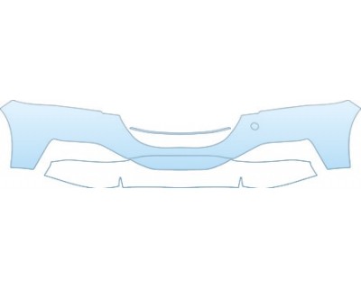 PAINT PROTECTION KIT - 2013 HONDA CR-Z COUPE EX LOWER BUMPER KIT - PRECUT PPF CLEAR BRA WRAP