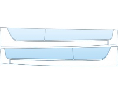 PAINT PROTECTION KIT - 2011 HONDA INSIGHT EX  ROCKERS DOORS KIT - PRECUT PPF CLEAR BRA WRAP