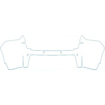 PAINT PROTECTION KIT - 2010 HONDA PILOT LX  FULL REAR BUMPER(WITH SENSORS) KIT - PRECUT PPF CLEAR BRA WRAP