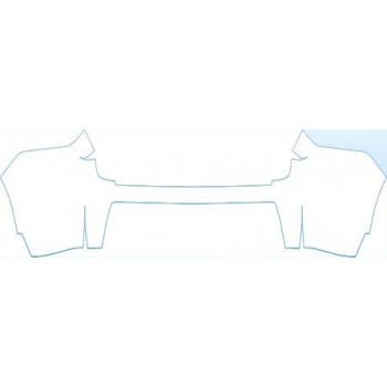 PAINT PROTECTION KIT - 2009 HONDA PILOT EX FULL REAR BUMPER KIT - PRECUT PPF CLEAR BRA WRAP
