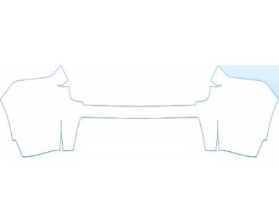 PAINT PROTECTION KIT - 2009 HONDA PILOT LX FULL REAR BUMPER KIT - PRECUT PPF CLEAR BRA WRAP