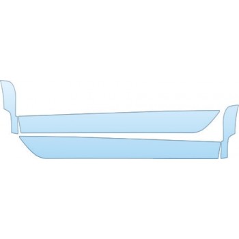 PAINT PROTECTION KIT - 2012 HONDA CR-Z COUPE BASE DOORS KIT - PRECUT PPF CLEAR BRA WRAP