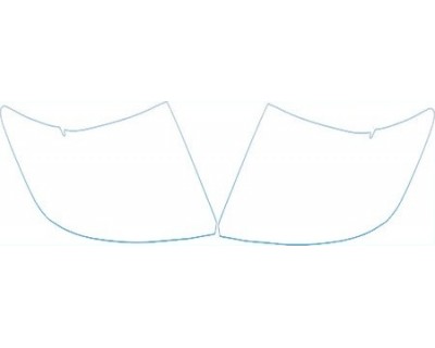 PAINT PROTECTION KIT - 2013 HONDA ODYSSEY EX-L  HEADLIGHTS KIT - PRECUT PPF CLEAR BRA WRAP