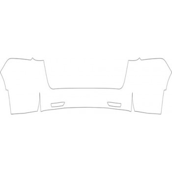 2012 HONDA ODYSSEY EX-L  full Rear Bumper(with Flaps) Kit