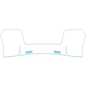 PAINT PROTECTION KIT - 2013 HONDA ODYSSEY EX  FULL REAR BUMPER(WITHOUT FLAPS) KIT - PRECUT PPF CLEAR BRA WRAP