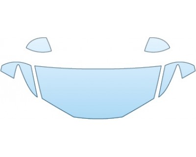 PAINT PROTECTION KIT - 2015 HONDA CIVIC EX COUPE HOOD FENDERS MIRRORS (24 INCH) - PRECUT PPF CLEAR BRA WRAP