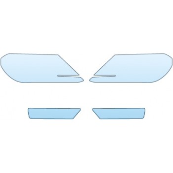 Precut PPF Kit – Clear Bra Paint Protection Film PAINT PROTECTION KIT - 2015 HONDA ACCORD PLUGIN SEDAN HEADLIGHTS FOG LIGHTS - PRECUT PPF CLEAR BRA WRAP