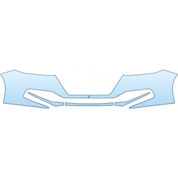 PAINT PROTECTION KIT - 2015 HONDA ACCORD PLUGIN SEDAN BUMPER (MORE SEAMS) - PRECUT PPF CLEAR BRA WRAP