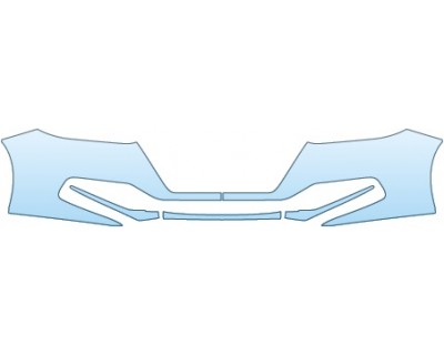 PAINT PROTECTION KIT - 2015 HONDA ACCORD PLUGIN SEDAN BUMPER (MORE SEAMS) - PRECUT PPF CLEAR BRA WRAP