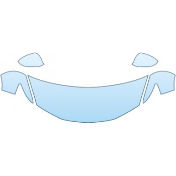 PAINT PROTECTION KIT - 2015 HONDA FIT LX  HOOD FENDERS MIRRORS (24 INCH) - PRECUT PPF CLEAR BRA WRAP