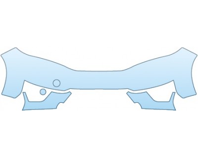 PAINT PROTECTION KIT - 2015 HONDA FIT LX  BUMPER (MORE SEAMS) - PRECUT PPF CLEAR BRA WRAP