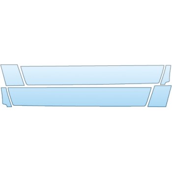 PAINT PROTECTION KIT - 2015 HONDA RIDGELINE RTL  ROCKERS DOORS - PRECUT PPF CLEAR BRA WRAP