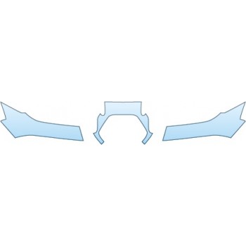 PAINT PROTECTION KIT - 2015 HONDA CR-V TOURING  GRILLE - PRECUT PPF CLEAR BRA WRAP