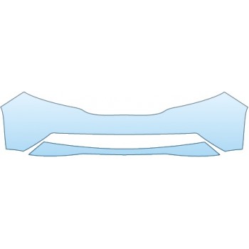 PAINT PROTECTION KIT - 2014 HONDA ODYSSEY EX  BUMPER - PRECUT PPF CLEAR BRA WRAP