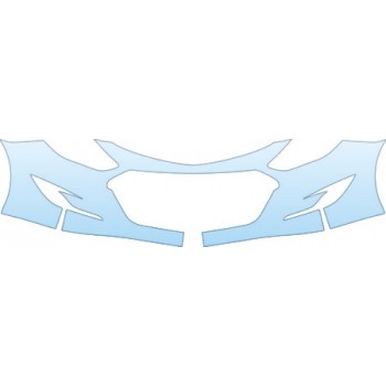PAINT PROTECTION KIT - 2012 HYUNDAI SONATA HYBRID  BUMPER(HYBRID) KIT - PRECUT PPF CLEAR BRA WRAP