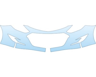 PAINT PROTECTION KIT - 2012 HYUNDAI SONATA HYBRID  BUMPER(HYBRID) KIT - PRECUT PPF CLEAR BRA WRAP
