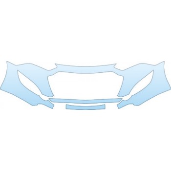 PAINT PROTECTION KIT - 2013 HYUNDAI GENESIS COUPE 2.0T BUMPER(30 INCH) KIT - PRECUT PPF CLEAR BRA WRAP