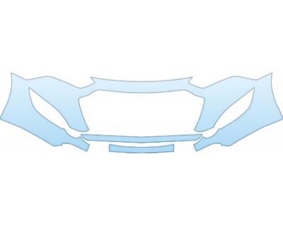 PAINT PROTECTION KIT - 2013 HYUNDAI GENESIS COUPE 2.0T BUMPER(30 INCH) KIT - PRECUT PPF CLEAR BRA WRAP