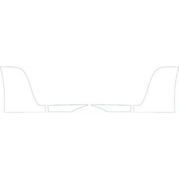 PAINT PROTECTION KIT - 2012 HYUNDAI AZERA SEDAN  DOORS KIT - PRECUT PPF CLEAR BRA WRAP
