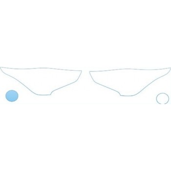 PAINT PROTECTION KIT - 2013 HYUNDAI VELOSTER TURBO  HEADLIGHT FOGLIGHT KIT - PRECUT PPF CLEAR BRA WRAP