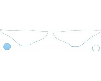 PAINT PROTECTION KIT - 2014 HYUNDAI VELOSTER TURBO  HEADLIGHT FOGLIGHT KIT - PRECUT PPF CLEAR BRA WRAP