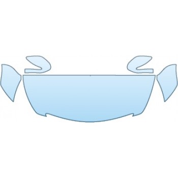 PAINT PROTECTION KIT - 2014 HYUNDAI SONATA LIMITED  HOOD FENDER MIRRORS(LIMITED) - PRECUT PPF CLEAR BRA WRAP