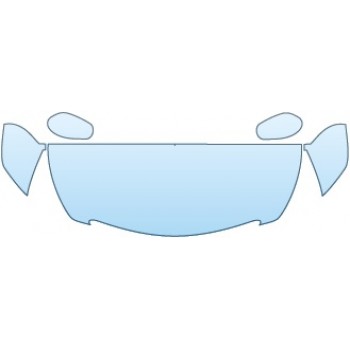 PAINT PROTECTION KIT - 2014 HYUNDAI SONATA SE  HOOD FENDER MIRRORS - PRECUT PPF CLEAR BRA WRAP