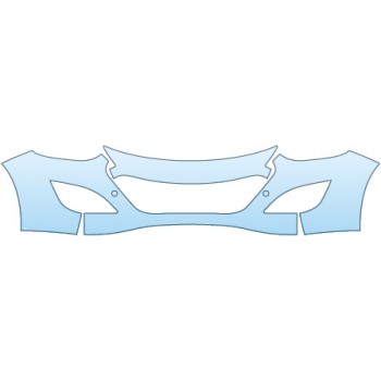 Precut PPF Kit – Clear Bra Paint Protection Film PAINT PROTECTION KIT - 2014 HYUNDAI ELANTRA GT BASE/WBLUE 4 DR HATCHBACK BUMPER - PRECUT PPF CLEAR BRA WRAP