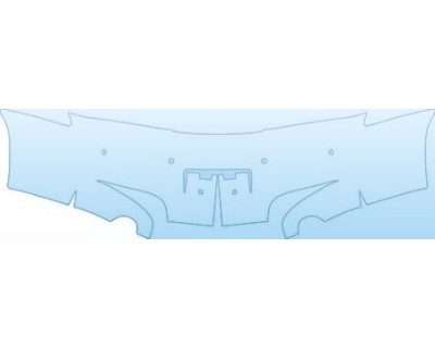 PAINT PROTECTION KIT - 2013 INFINITI G37 CONVERTIBLE BASE FULL REAR BUMPER KIT - PRECUT PPF CLEAR BRA WRAP