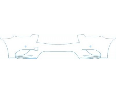 PAINT PROTECTION KIT - 2013 INFINITI JX35 AWD  LOWER BUMPER(WITH SENSORS) KIT - PRECUT PPF CLEAR BRA WRAP