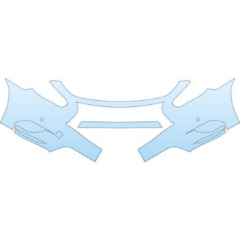 PAINT PROTECTION KIT - 2013 INFINITI JX35 BASE  FULL BUMPER(WITH SENSORS) KIT - PRECUT PPF CLEAR BRA WRAP