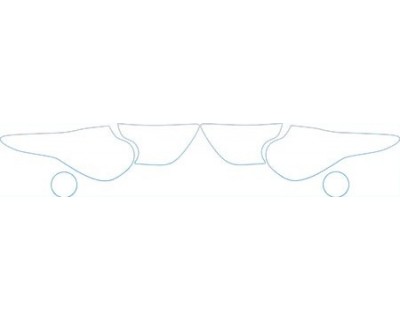 PAINT PROTECTION KIT - 2011 INFINITI FX 50 HEADLIGHTS FOG LIGHTS KIT - PRECUT PPF CLEAR BRA WRAP