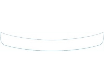 PAINT PROTECTION KIT - 2012 INFINITI EX 35 BASE REAR BUMPER DECK KIT - PRECUT PPF CLEAR BRA WRAP