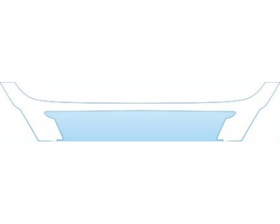 PAINT PROTECTION KIT - 2012 INFINITI G37 SEDAN BASE UPPER BUMPER KIT - PRECUT PPF CLEAR BRA WRAP